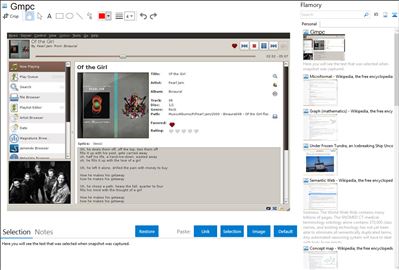 Gmpc - Flamory bookmarks and screenshots
