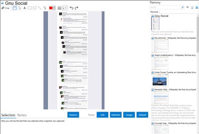 Gnu Social - Flamory bookmarks and screenshots