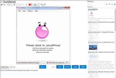 GumNotes - Flamory bookmarks and screenshots