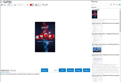 GyPSii - Flamory bookmarks and screenshots