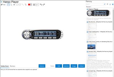 Hanso Player - Flamory bookmarks and screenshots