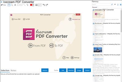 Icecream PDF Converter - Flamory bookmarks and screenshots