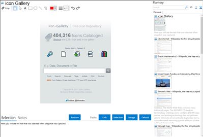 icon Gallery - Flamory bookmarks and screenshots
