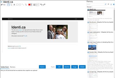 Identi.ca - Flamory bookmarks and screenshots