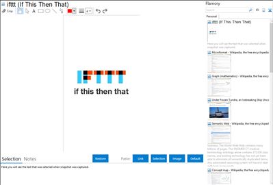 ifttt (If This Then That) - Flamory bookmarks and screenshots