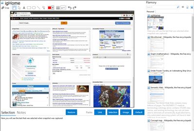 igHome - Flamory bookmarks and screenshots