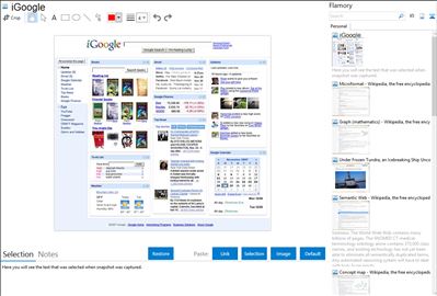 iGoogle - Flamory bookmarks and screenshots