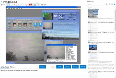 ImageSalsa - Flamory bookmarks and screenshots