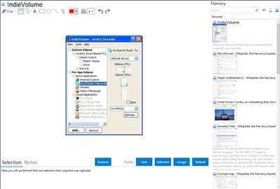 IndieVolume - Flamory bookmarks and screenshots