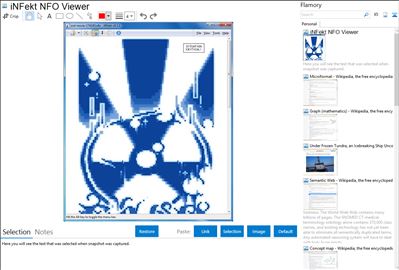 iNFekt NFO Viewer - Flamory bookmarks and screenshots
