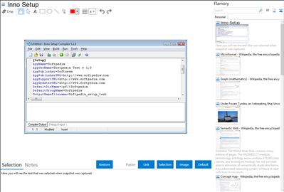 Inno Setup - Flamory bookmarks and screenshots
