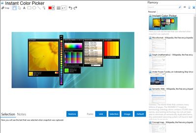 Instant Color Picker - Flamory bookmarks and screenshots