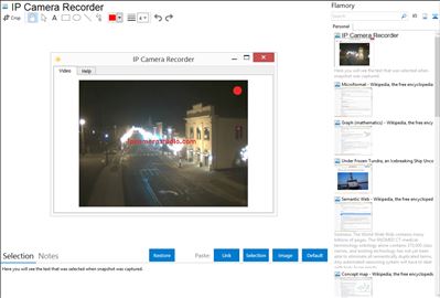 IP Camera Recorder - Flamory bookmarks and screenshots
