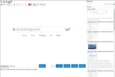is it up? - Flamory bookmarks and screenshots