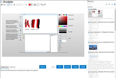 iScribble - Flamory bookmarks and screenshots