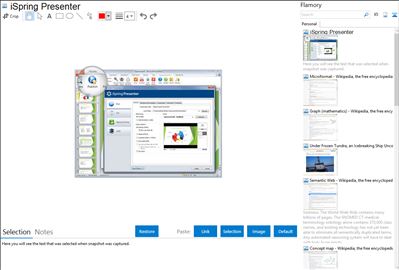 iSpring Presenter - Flamory bookmarks and screenshots