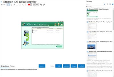 iStonsoft IOS Data Recovery - Flamory bookmarks and screenshots