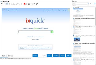 ixquick - Flamory bookmarks and screenshots