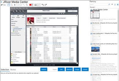 JRiver Media Center - Flamory bookmarks and screenshots