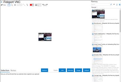 iTeleport VNC - Flamory bookmarks and screenshots