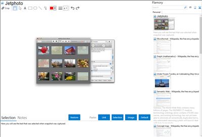 Jetphoto - Flamory bookmarks and screenshots