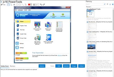 jv16 PowerTools - Flamory bookmarks and screenshots