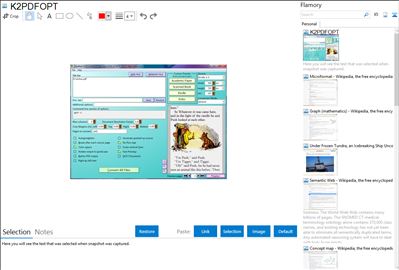 K2PDFOPT - Flamory bookmarks and screenshots