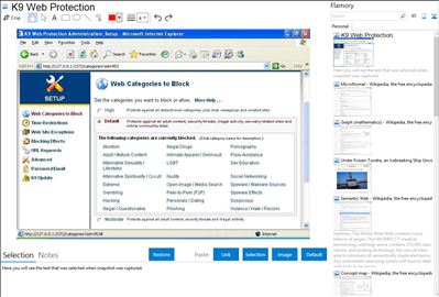 K9 Web Protection - Flamory bookmarks and screenshots