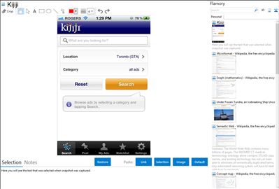 Kijiji - Flamory bookmarks and screenshots