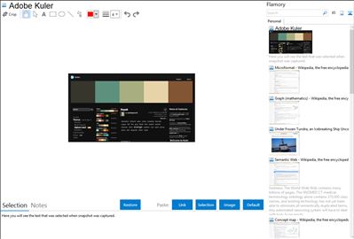 Adobe Kuler - Flamory bookmarks and screenshots