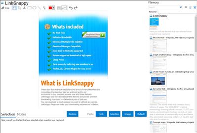 LinkSnappy - Flamory bookmarks and screenshots