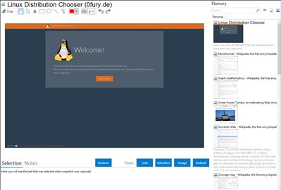 Linux Distribution Chooser (0fury.de) - Flamory bookmarks and screenshots