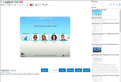 Logitech Vid HD - Flamory bookmarks and screenshots