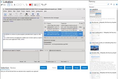 Lokalize - Flamory bookmarks and screenshots