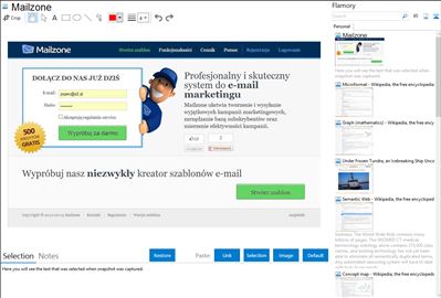 Mailzone - Flamory bookmarks and screenshots