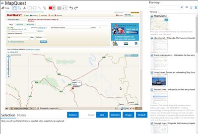 MapQuest - Flamory bookmarks and screenshots