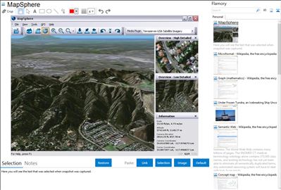 MapSphere - Flamory bookmarks and screenshots