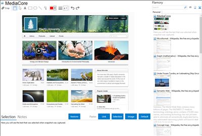 MediaCore - Flamory bookmarks and screenshots