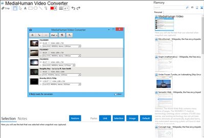 MediaHuman Video Converter - Flamory bookmarks and screenshots