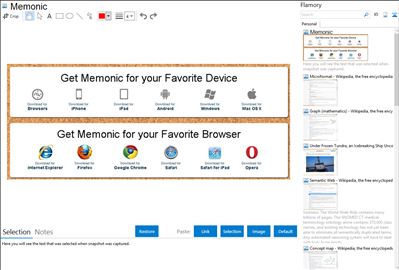 Memonic - Flamory bookmarks and screenshots