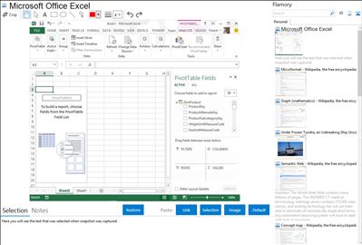 Microsoft Office Excel - Flamory bookmarks and screenshots