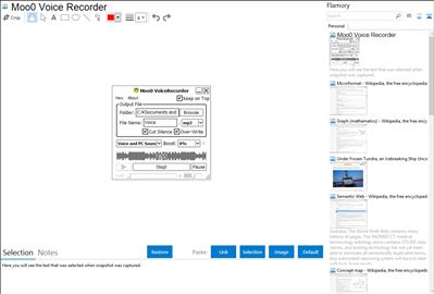 Moo0 Voice Recorder - Flamory bookmarks and screenshots