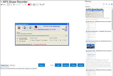 MP3 Skype Recorder - Flamory bookmarks and screenshots