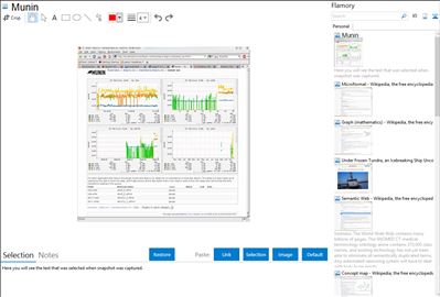 Munin - Flamory bookmarks and screenshots