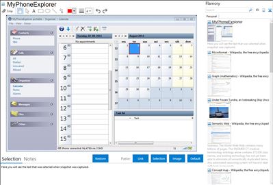 MyPhoneExplorer - Flamory bookmarks and screenshots