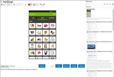 myShopi - Flamory bookmarks and screenshots