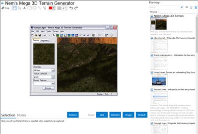 Nem's Mega 3D Terrain Generator - Flamory bookmarks and screenshots