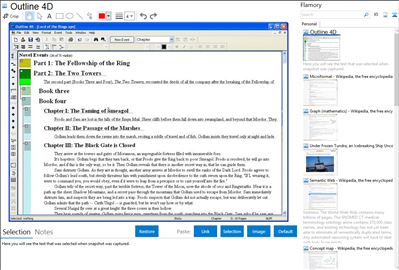 Outline 4D - Flamory bookmarks and screenshots