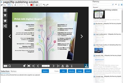 page2flip publishing solution - Flamory bookmarks and screenshots