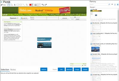 Picnik - Flamory bookmarks and screenshots